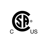 The cCSAus certification mark, indicating CSA Group certification for Canada and the United States