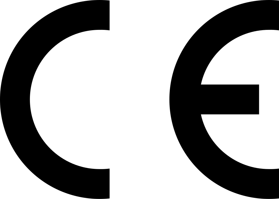 The official CE marking conformity symbol