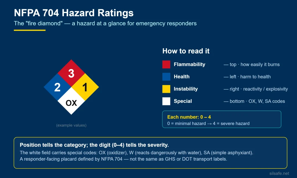 Nfpa Cat Risks NFPA Hazard Ratings - SIL Safe